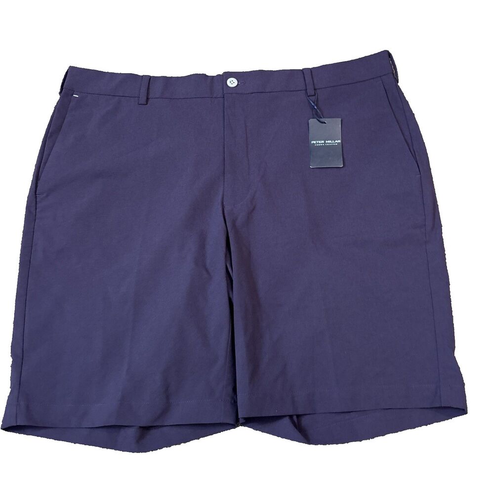 NEW Peter Millar Crown Crafted $110 Size 38 Dark Plum Performance Golf Shorts